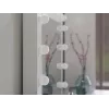Penteadeira de quarto Topeshop Z.MARINA LUSTRO BIEL — aglomerado branco, 2 gavetas