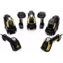 Datalogic PowerScan PM9600 - Kit USB - Leitor de códigos de barras - portátil - SR - Imager 2D - descodifica - RF(433 MHz) (PM9600-SR433RBK12)