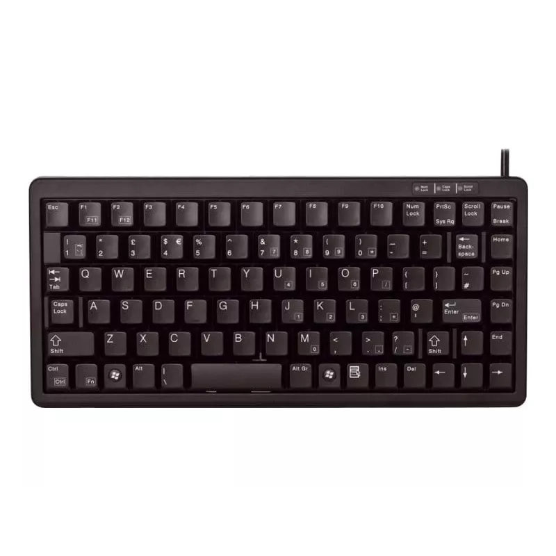Teclado CHERRY G84-4100 universal USB AZERTY francês preto