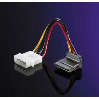 ROLINE cabo adaptador HDD / SATA de 4 pinos, angular (11.03.1061)
