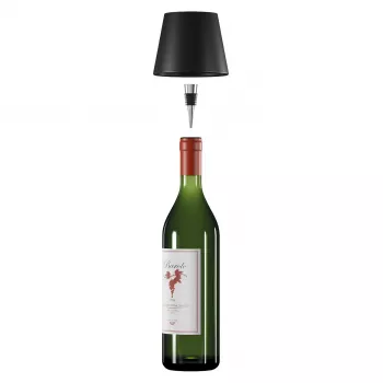 RealPower TableLight 360 3W candeeiro de mesa LED preto IP44
