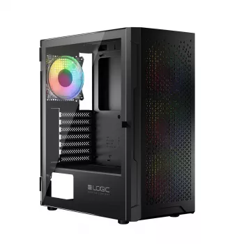 Caixa Logic ARAMIS ARGB MINIDI USB 3.0 preto