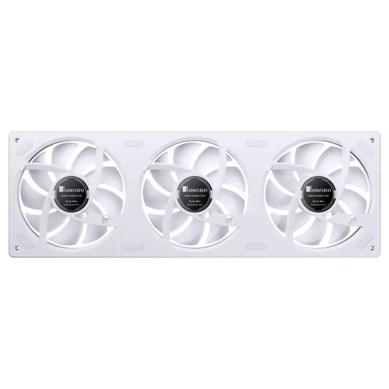 Jonsbo ZA-360 conjunto de ventoinhas, Reverse Blade, PWM, ARGB, 360 mm, branco