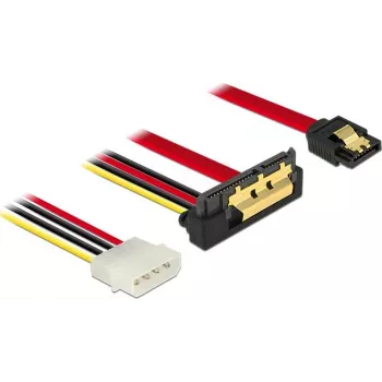 Cabo SATA DeLOCK 85231 0,3 m SATA 7-Pin + Molex 4-Pin