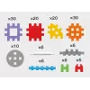 Mini blocos de waffle 140 peças no construtor MARIOINEX 902363