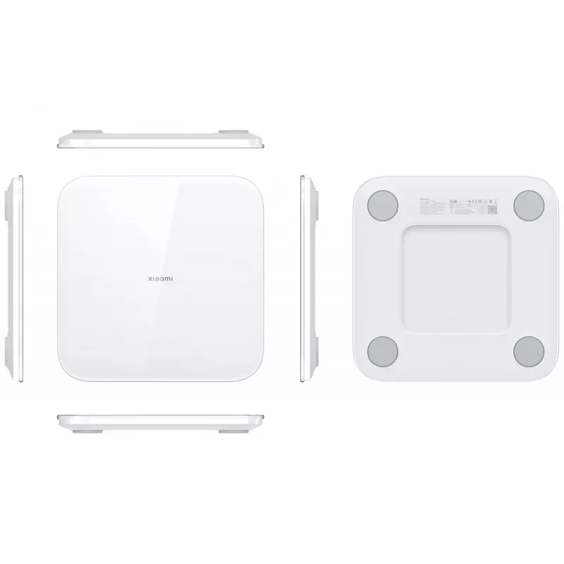 Balança corporal eletrónica Xiaomi Smart Scale S200 – máx. 150 kg, precisão 50 g, 280×280×24,5 mm, branco