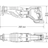 Serra sabre Hazet 9234-1