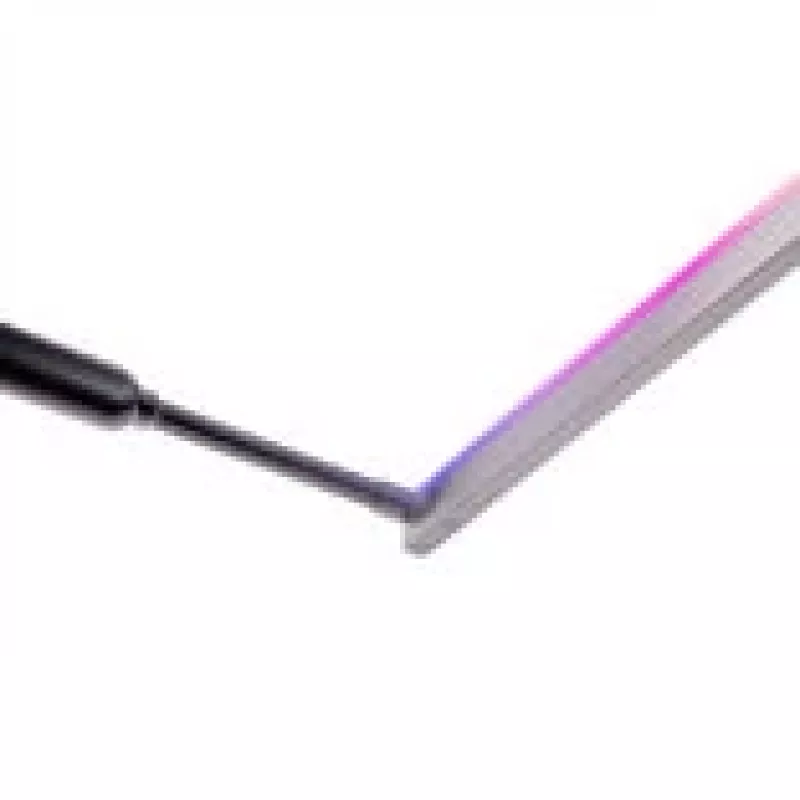 Tira de LED HYTE Noodle LN60 ARGB branca – tira de LED RGB endereçável para iluminação de PC, 60 cm