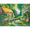 Ravensburger CreArt kit de pintura por números Landhaus am Fluss (Casa de campo junto ao rio)