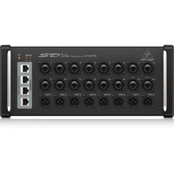 Stagebox Behringer SD16 preto metal