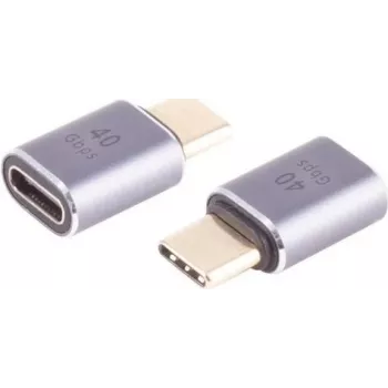 Adaptador USB-C ShiverPeaks 14-05039 — caixa metálica, formato compacto