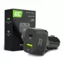 Carregador para automóvel Green Cell CAD33, 42 W, USB-C PD + USB-A QC3.0, entrada 12/24 V, saída 5–12 V