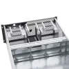 Proteção contra sobretensões Qoltec 50167 cinzento 8 tomadas AC 230V 1,8m