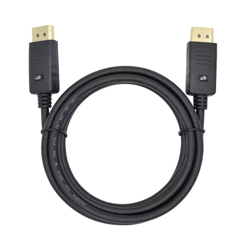 Cabo DisplayPort TB M/M 1,8 m, preto (AKTBXVDMDPPG18B)
