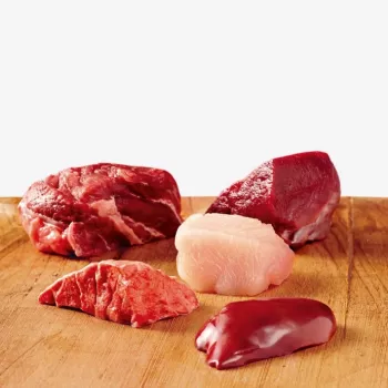 Comida húmida para cães animonda GranCarno Original Junior — Vaca & Frango, 400 g lata, para a fase de crescimento, sem glúten e sem soja