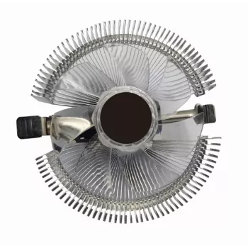 Arrefecedor de CPU Gembird CPU-HURACAN-X40 — ventoinha de 90 mm, 800–1600 rpm, suporte LGA-775, transparente