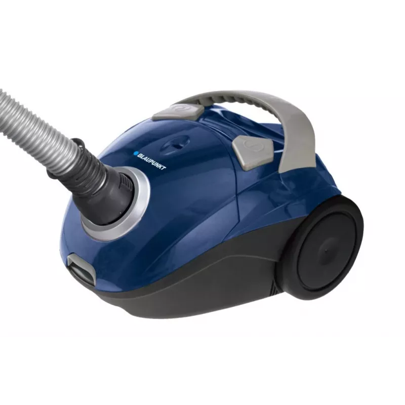 Aspirador de pó cilíndrico BLAUPUNKT VCB202 AGDBLVC053 — 700 W, saco de 2 l, tubo metálico telescópico, cabo de 4,2 m, azul