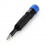 Chave de fendas 6-em-1 iFixit Narwhal, tampa giratória com bloqueio - preta