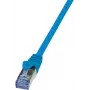 Cabo de rede LogiLink 1m RJ-45 Cat6a azul