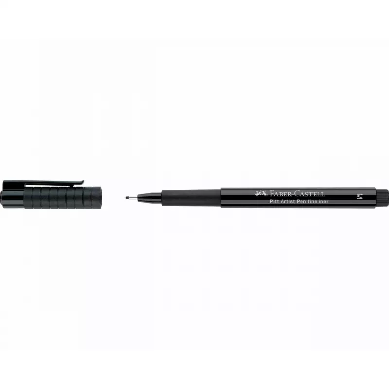 Caneta de feltro Faber-Castell 167399 preta média