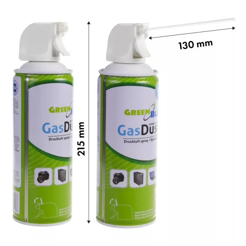 Ar comprimido GreenBlue GB400 400ml Pulverizador de pistola - Spray de pistola