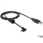 Cabo USB DeLOCK 83250 USB 2.0 1 m USB A Micro-USB B Preto