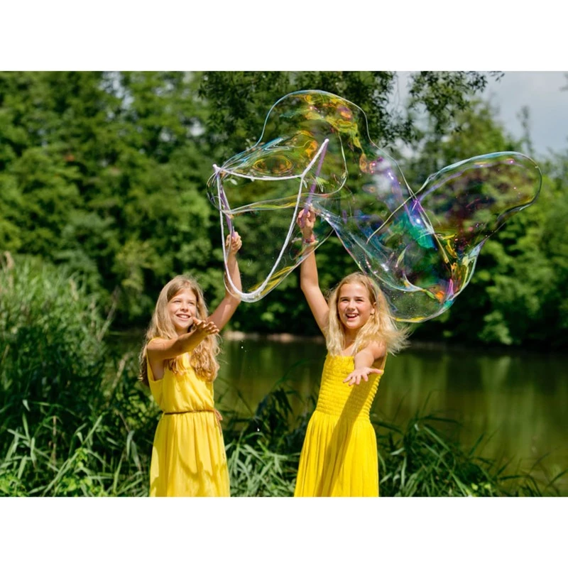Pustefix XXL Bubbles conjunto de bolas de sabão gigantes (varinhas XXL)