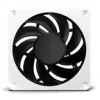 Ventoinha de 120 mm Alphacool Apex Stealth Metal Aurora — 2600 rpm, estrutura metálica