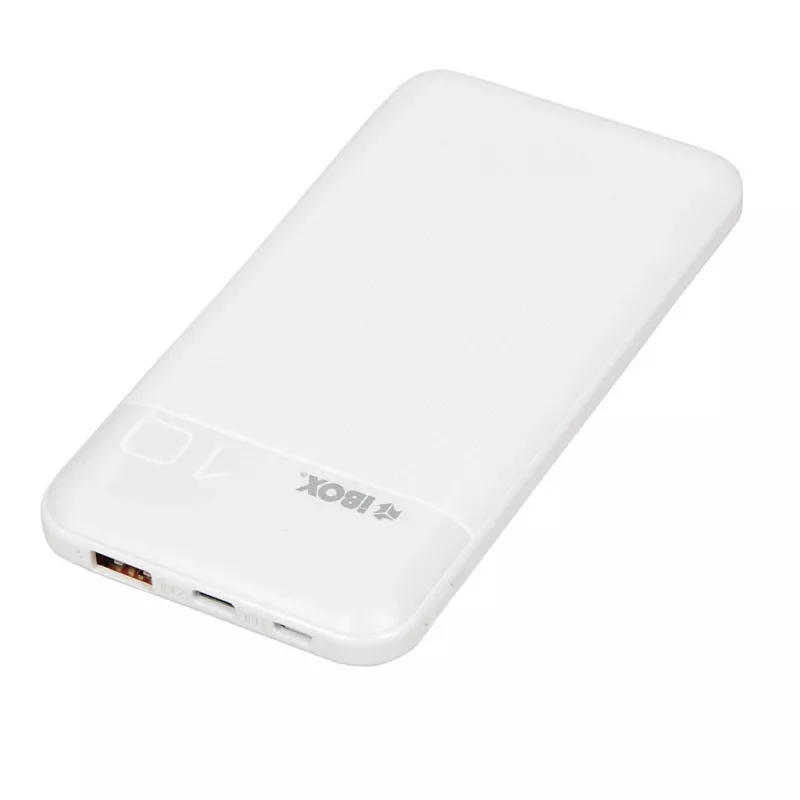 Powerbank portátil IBOX IPB10 10000 mAh, Li-Ion, Quick Charge 3.0, saídas USB-C e USB-A, 20W PD