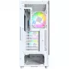 Caixa de PC Montech X5 Midi Tower branco ATX 3 ventoinhas de 140mm