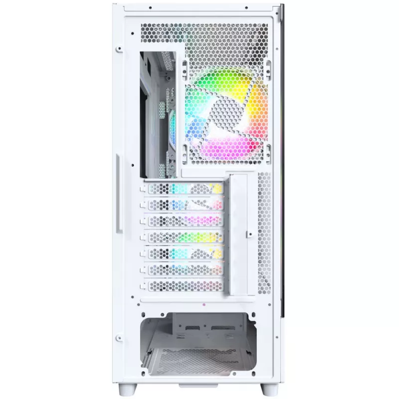 Caixa de PC Montech X5 Midi Tower branco ATX 3 ventoinhas de 140mm