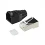 Conector de fios RJ45 LogiLink MP0022 preto transparente
