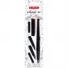 Caneta esferográfica + caneta de tinta permanente Herlitz 8623001 preto 5 unid.
