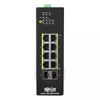 Tripp Lite NGI-S08C2POE8 switch de rede gerido Gigabit Ethernet (10/100/1000) Power over Ethernet (PoE) preto (NGI-S08C2POE8)