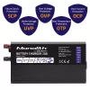 Carregador de baterias inteligente Qoltec Smart Monolith para baterias LiFePO4 AGM GEL SLA | 20A | 24V
