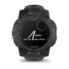 Garmin Instinct 3 Solar Tactical Edition 50 mm relógio inteligente, preto, bracelete de silicone