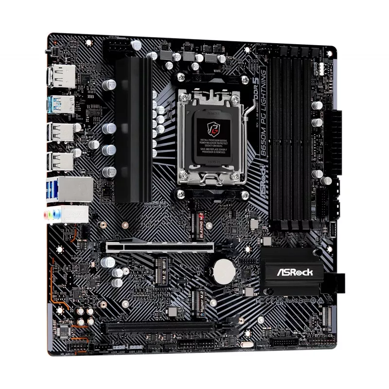 ASRock B650M PG Lightning AM5 Placa-mãe Micro-ATX