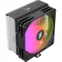 Dissipador de CPU Silentware Bora 120 mm, preto/prateado, modelo BORA