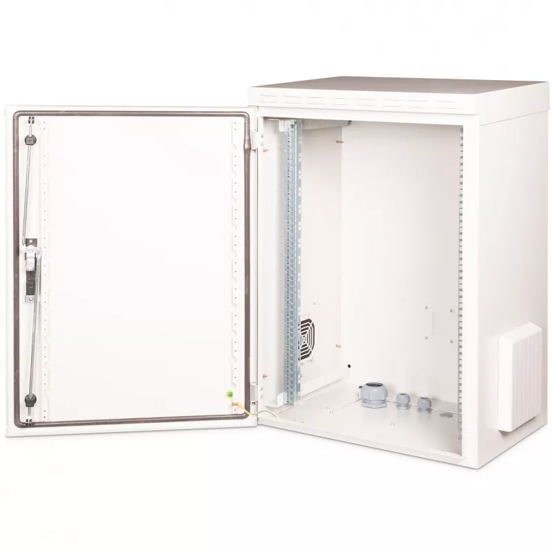 Rack de parede Digitus DN-19 16U-I-OD IP55 cinzento 600x450 mm