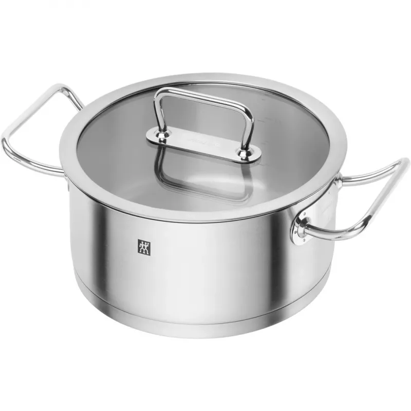 Panela de cozer ZWILLING Pro 24 cm redonda, aço inoxidável 18/10