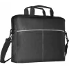 Mala para portátil DEFENDER Lite 39,6 cm (15,6 polegadas) preto/cinzento, poliéster, fecho de correr, pega de transporte, alça removível
