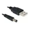 Cabo de alimentação USB DeLOCK 82197 1 m USB-A macho/macho