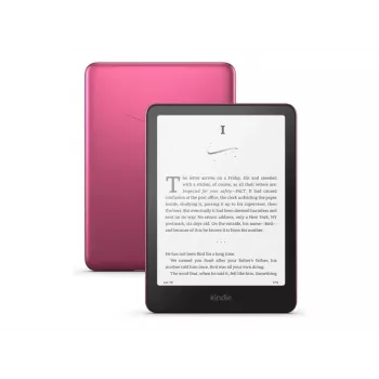 E-reader Amazon Kindle Paperwhite Signature Edition 2024 — ecrã de 7 polegadas, 32 GB, à prova de água IPX8, USB-C, vermelho framboesa