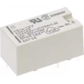 Relé PCB Panasonic 12 V/DC 10 A 1 contacto de fecho DE1A12 1 unid. (DE1A12)