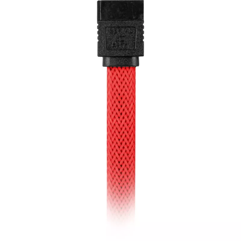 Cabo SATA Sharkoon SATA 3 0,45m 7 pinos preto vermelho