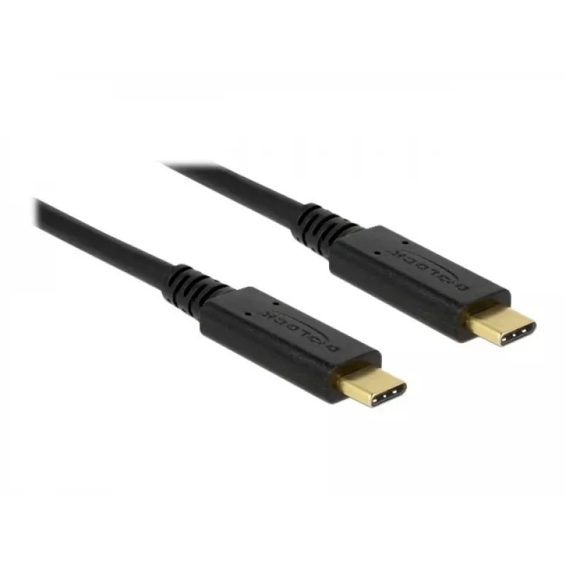 Cabo USB DeLOCK 83668 USB 3.2 Gen 1 2 m USB C preto