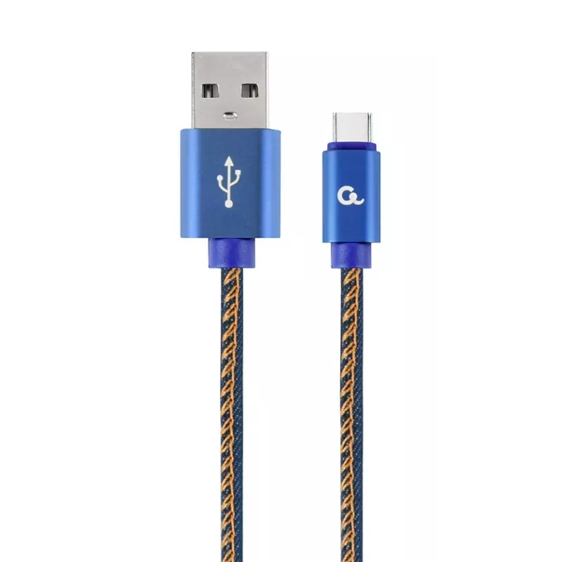 Cabo USB 2.0 GEMBIRD USB A para USB C 2 m, 0,48 Gbit/s, 2,1 A, azul