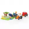 Blocos de construção Marioinex Farmer Tractor Meadow – 110 peças, para crianças a partir dos 6 anos, conjunto multicolorido