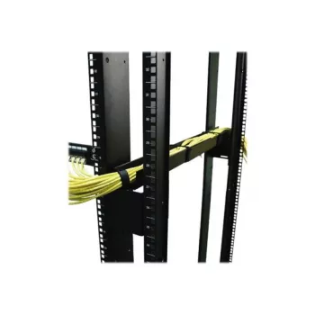Organizador de cabos horizontal APC canal lateral 18 a 30 polegadas ajustável