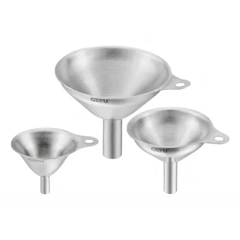 Conjunto de funis GEFU VERSARE G-15511 aço inoxidável, apto para máquina de lavar louça